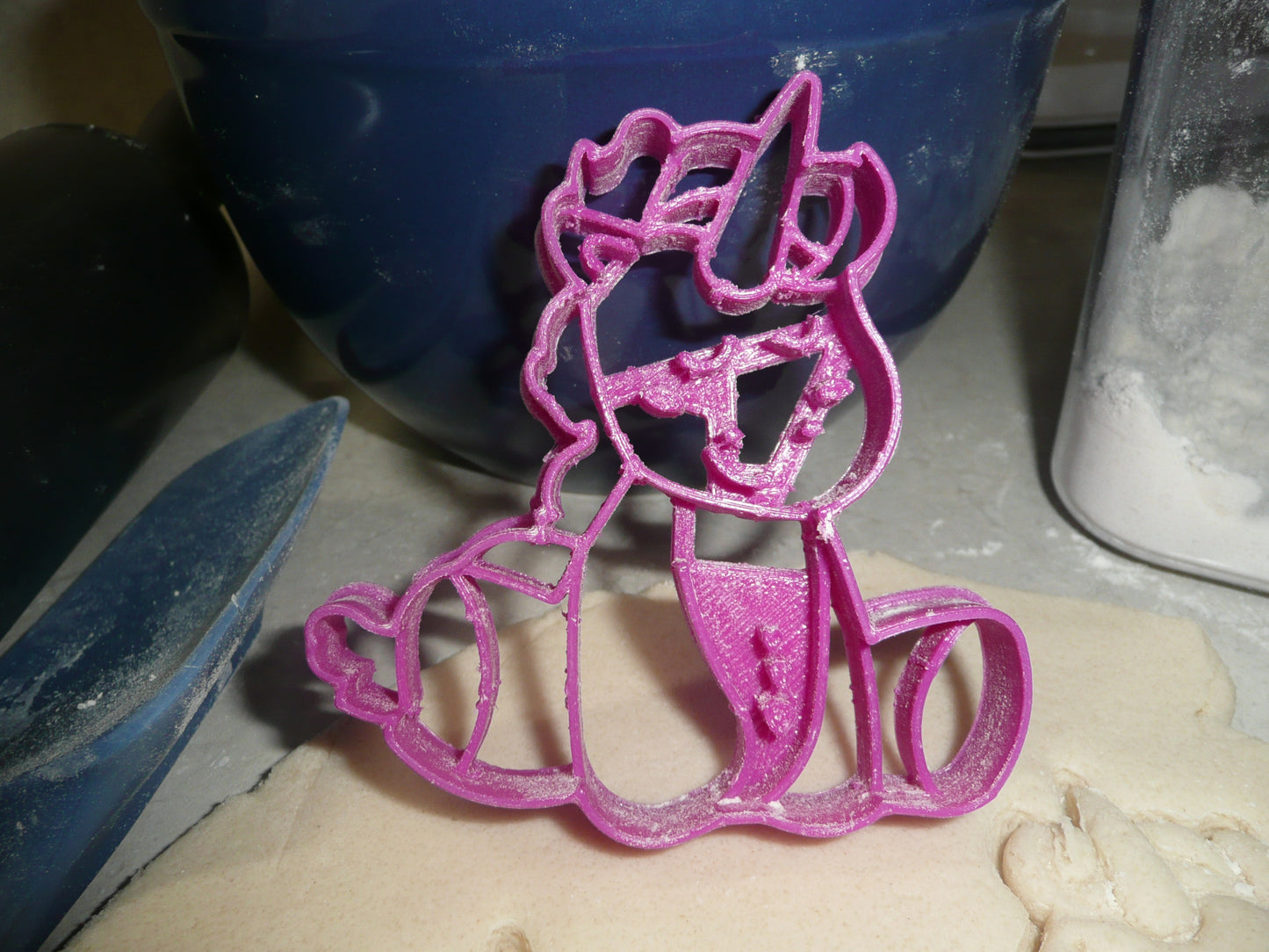 Unicorn Sitting Magical Creature Animal Cookie Cutter Made In USA PR2183