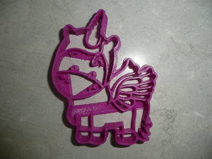 Unicorn Standing Magical Creature Animal Spiraling Horn Cookie Cutter USA PR2184