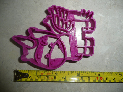 Unicorn Standing Magical Creature Animal Spiraling Horn Cookie Cutter USA PR2184