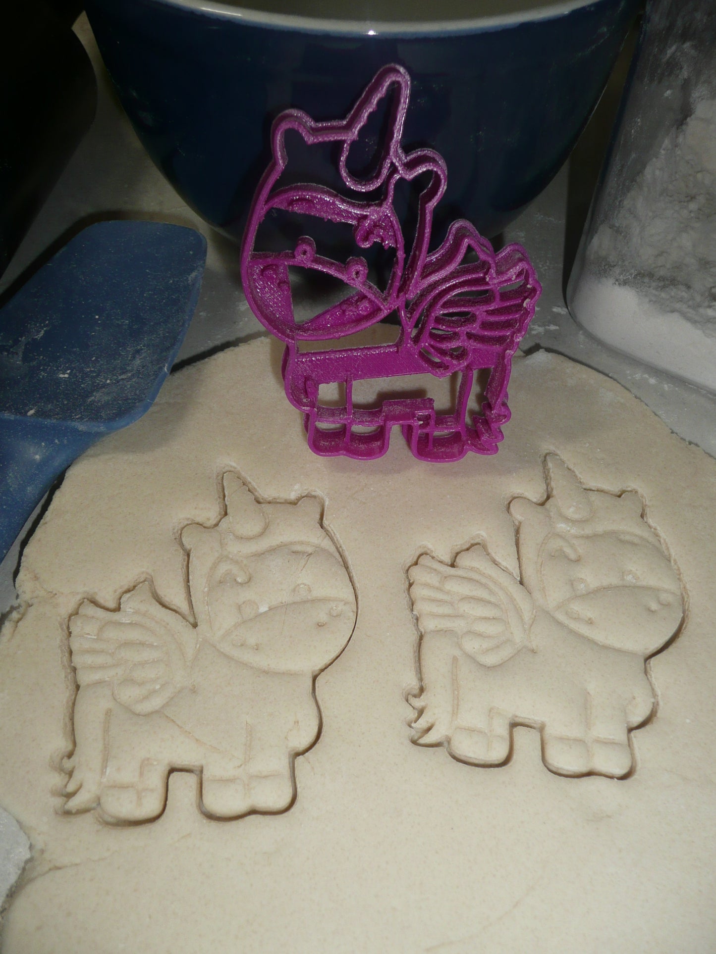 Unicorn Standing Magical Creature Animal Spiraling Horn Cookie Cutter USA PR2184
