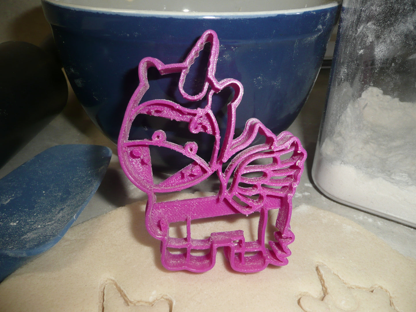 Unicorn Standing Magical Creature Animal Spiraling Horn Cookie Cutter USA PR2184