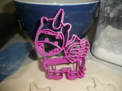 Unicorn Standing Magical Creature Animal Spiraling Horn Cookie Cutter USA PR2184