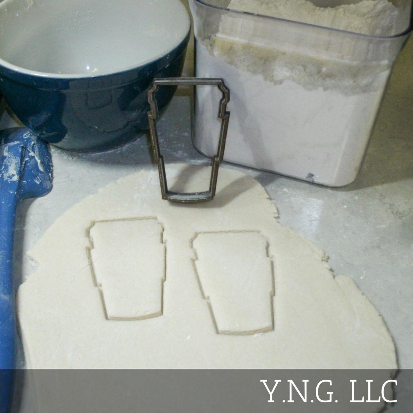 Travel Coffee Mug To Go Latte Tumbler Cup Cookie Cutter Made In USA PR2186