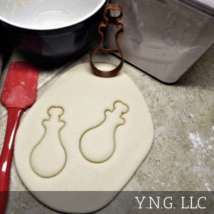 Turkey Leg Chicken Drumstick Holiday Feast Cookie Cutter Made In USA PR2191