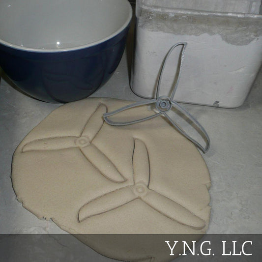 Propeller Three 3 Tri Blade Plane Boat Cookie Cutter Made In USA PR2200