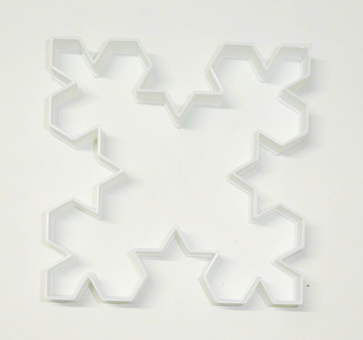 Snowflake Outline Koch Shape Winter Season Cookie Cutter Made In USA PR2202