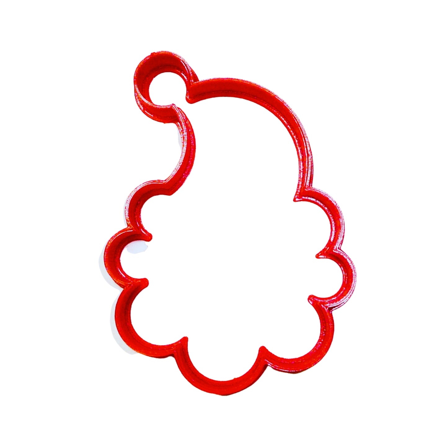 Santa Claus With Hat Outline Christmas Cookie Cutter Made In USA PR2204