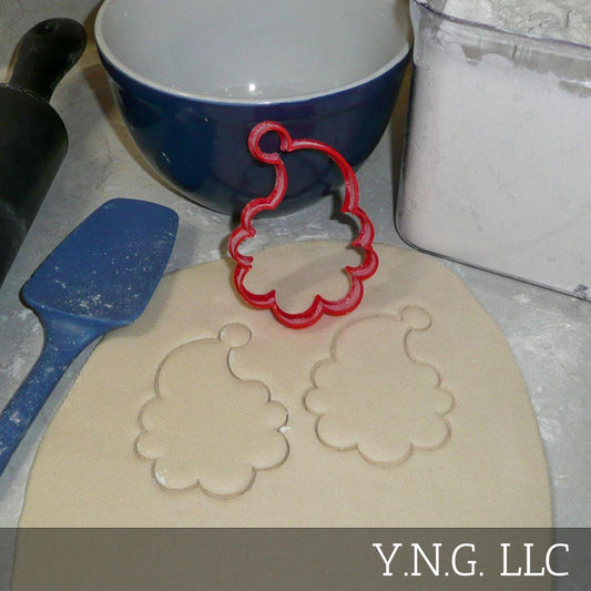 Santa Claus With Hat Outline Christmas Cookie Cutter Made In USA PR2204