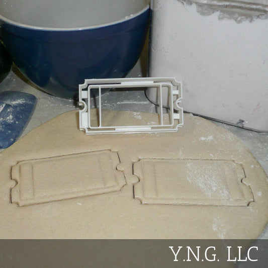 Ticket Stub Admit One Event Pass Cookie Cutter Made In USA PR2224