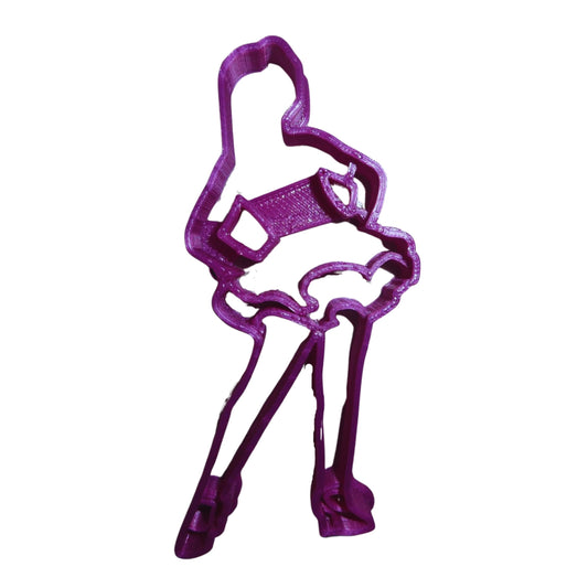6x Jazz Dancer Pose 1 Fondant Cutter Cupcake Topper 1.75 IN USA FD2244