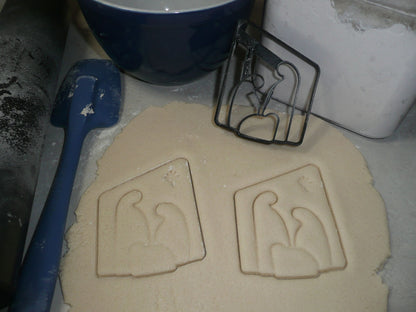 Nativity Scene Manger Christmas Cookie Cutter Made In USA PR2295