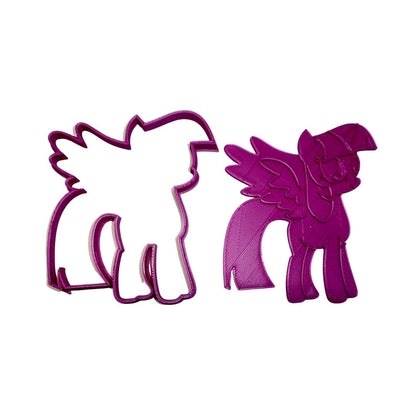 Twilight Sparkle My Little Pony 2 PC Stamp and Cookie Cutter Made In USA PR2307