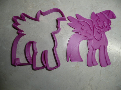 Twilight Sparkle My Little Pony 2 PC Stamp and Cookie Cutter Made In USA PR2307