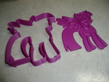 Twilight Sparkle My Little Pony 2 PC Stamp and Cookie Cutter Made In USA PR2307