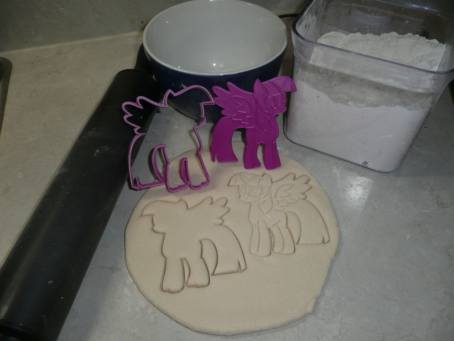 Twilight Sparkle My Little Pony 2 PC Stamp and Cookie Cutter Made In USA PR2307