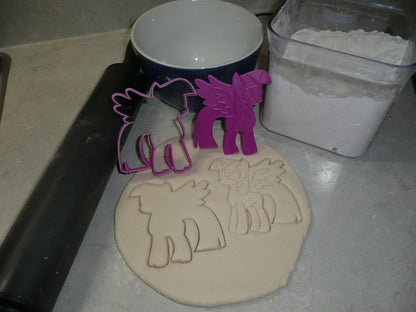 Twilight Sparkle My Little Pony 2 PC Stamp and Cookie Cutter Made In USA PR2307
