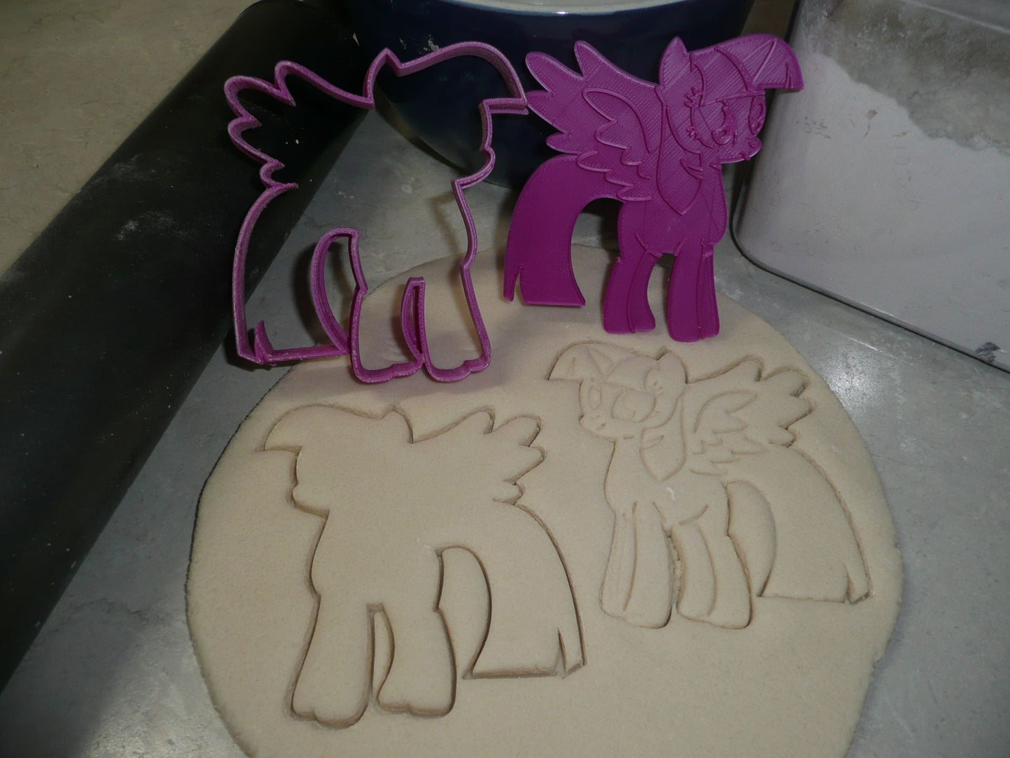 Twilight Sparkle My Little Pony 2 PC Stamp and Cookie Cutter Made In USA PR2307