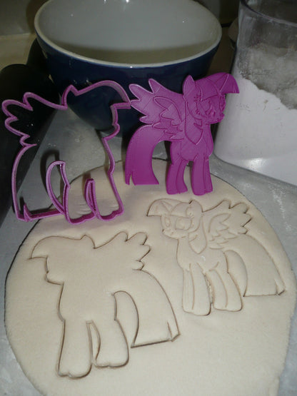 Twilight Sparkle My Little Pony 2 PC Stamp and Cookie Cutter Made In USA PR2307