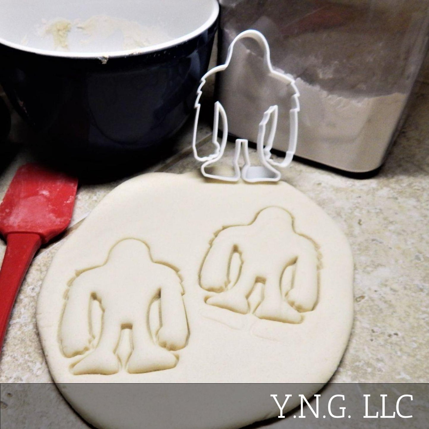 Yeti Sasquatch Bigfoot Abominable Snowman Cookie Cutter Made In USA PR2321