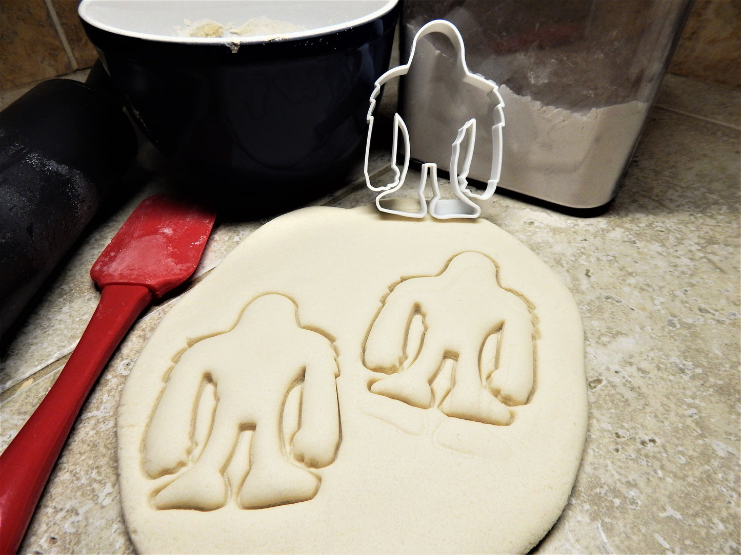 Yeti Sasquatch Bigfoot Abominable Snowman Cookie Cutter Made In USA PR2321