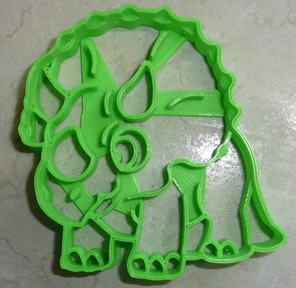 Triceratops 3 Three Horns Dinosaur Dino Cookie Cutter Made In USA PR2338