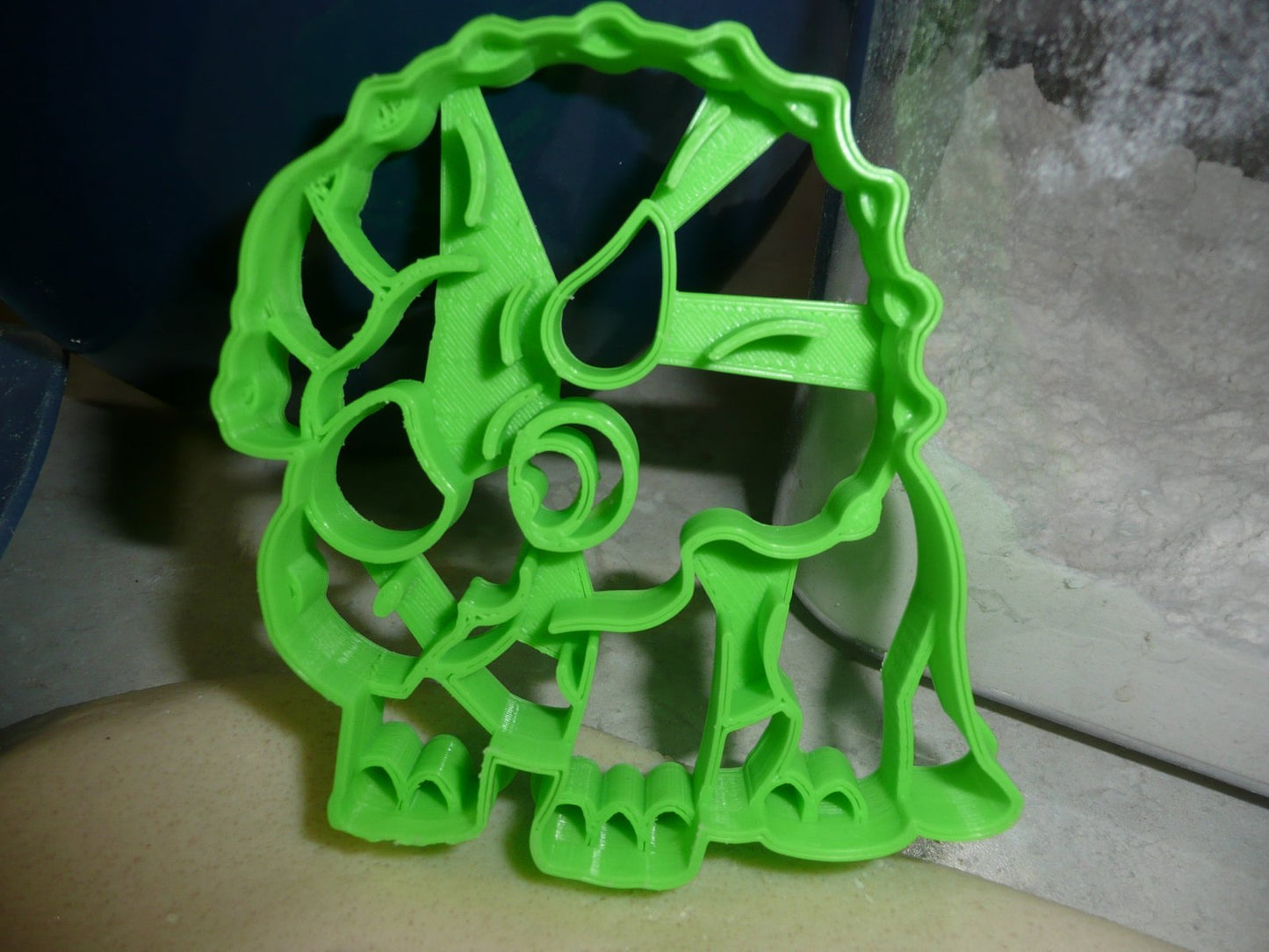 Triceratops 3 Three Horns Dinosaur Dino Cookie Cutter Made In USA PR2338