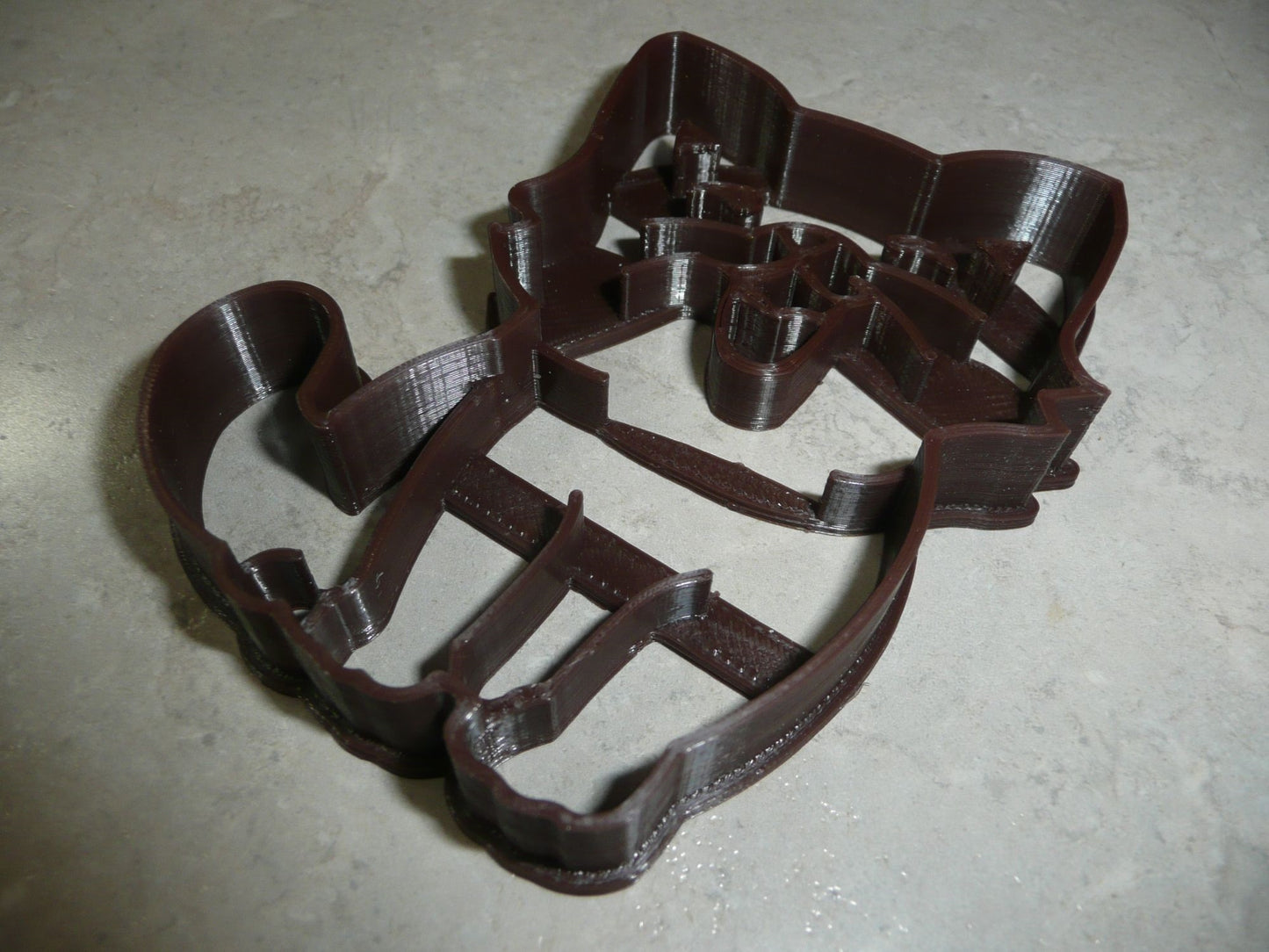 Yawning Smiling Cat Kitty Animal Cookie Cutter Made In USA PR2360