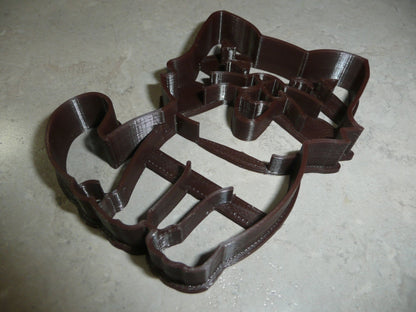 Yawning Smiling Cat Kitty Animal Cookie Cutter Made In USA PR2360