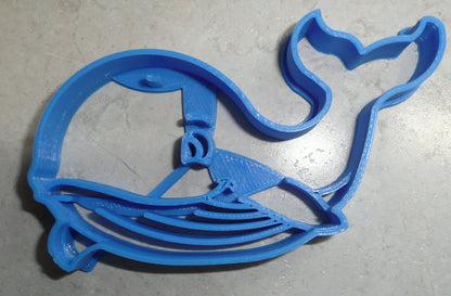 Whale Ocean Water Aquatic Marine Mammal Cookie Cutter Made In USA PR2364