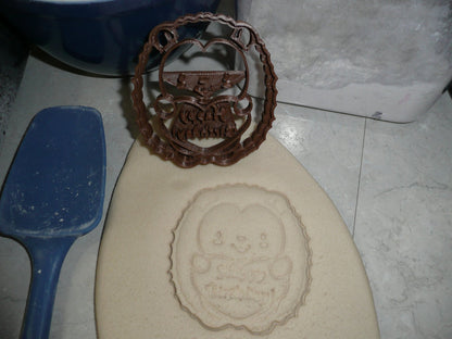 Happy Birthday Teddy Bear Stuffed Animal Cookie Cutter Made In USA PR2368