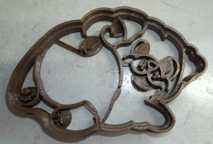 Pug Butt Back Dog Breed Curly Tail Cookie Cutter Made In USA PR2371