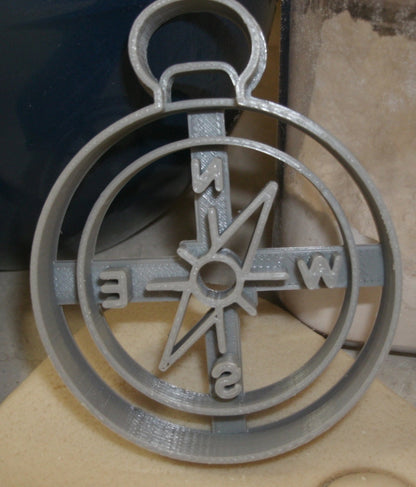 Compass Face Nautical Geography Guide Cookie Cutter Made In USA PR2378