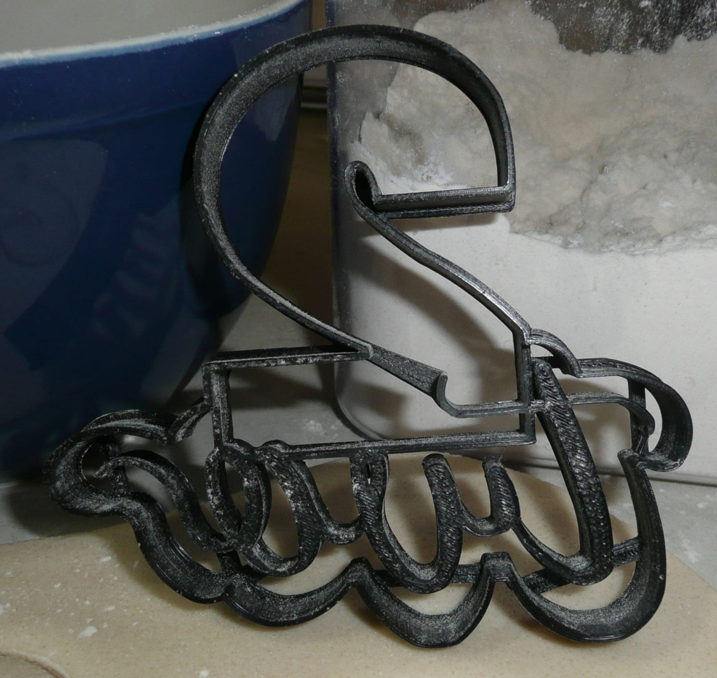 Number Two 2 With Word Birthday Anniversary Cookie Cutter Made In USA PR2403