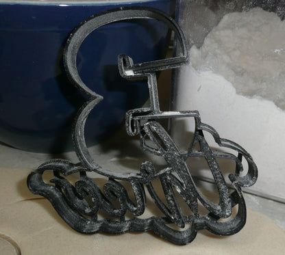 Number Three 3 With Word Birthday Anniversary Cookie Cutter Made In USA PR2404