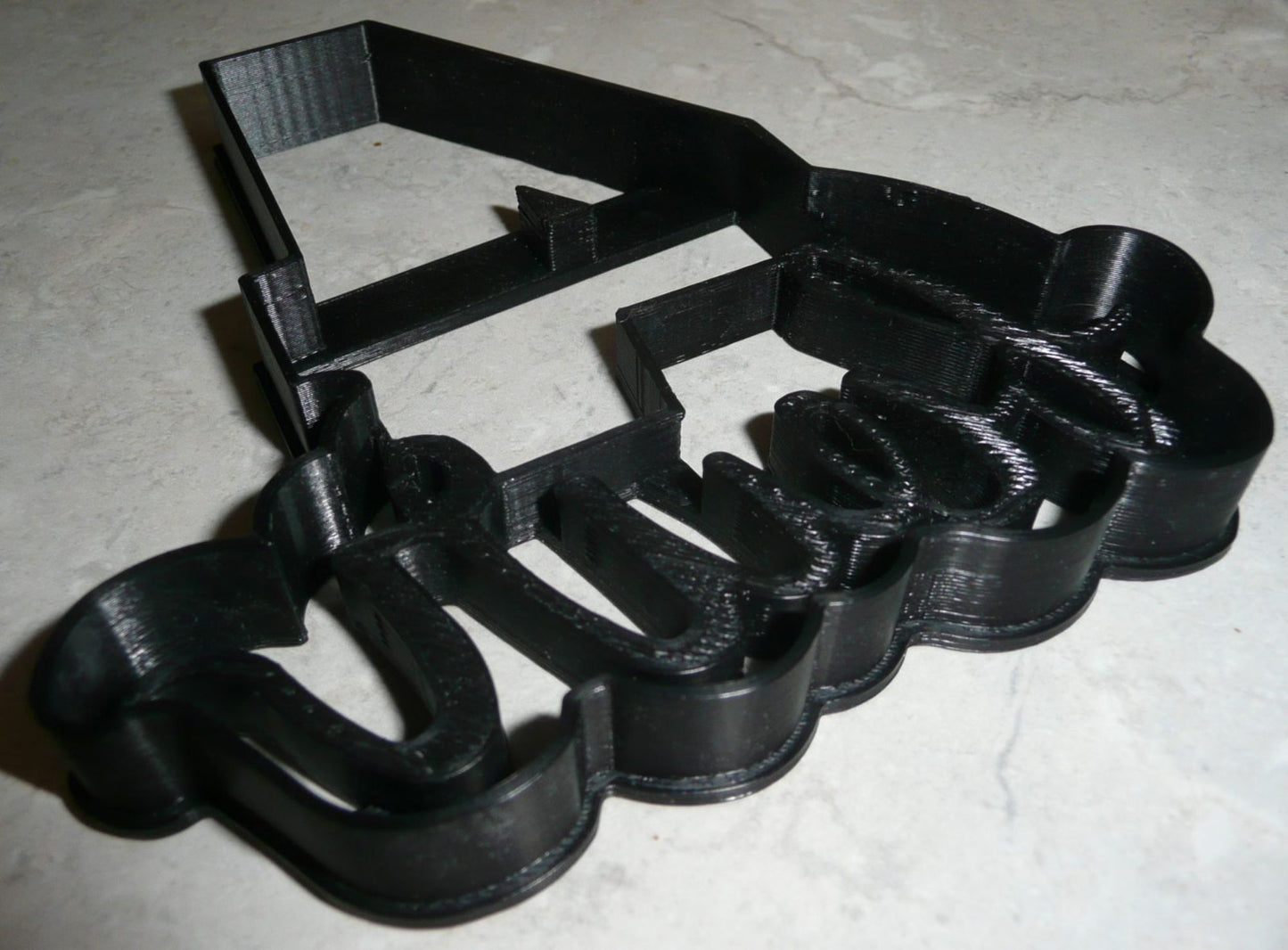 Number Four 4 With Word Birthday Anniversary Cookie Cutter Made In USA PR2405