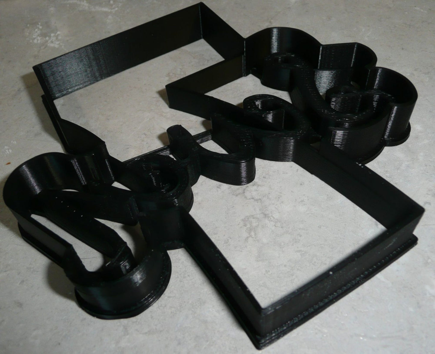 Number Seven 7 With Word Birthday Anniversary Cookie Cutter Made In USA PR2408