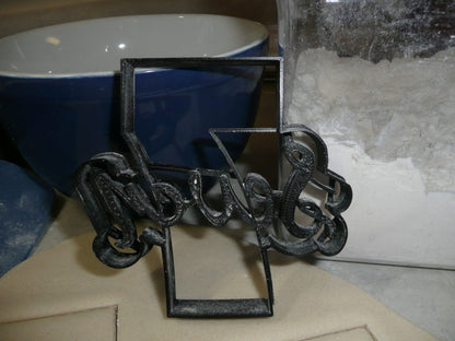 Number Seven 7 With Word Birthday Anniversary Cookie Cutter Made In USA PR2408