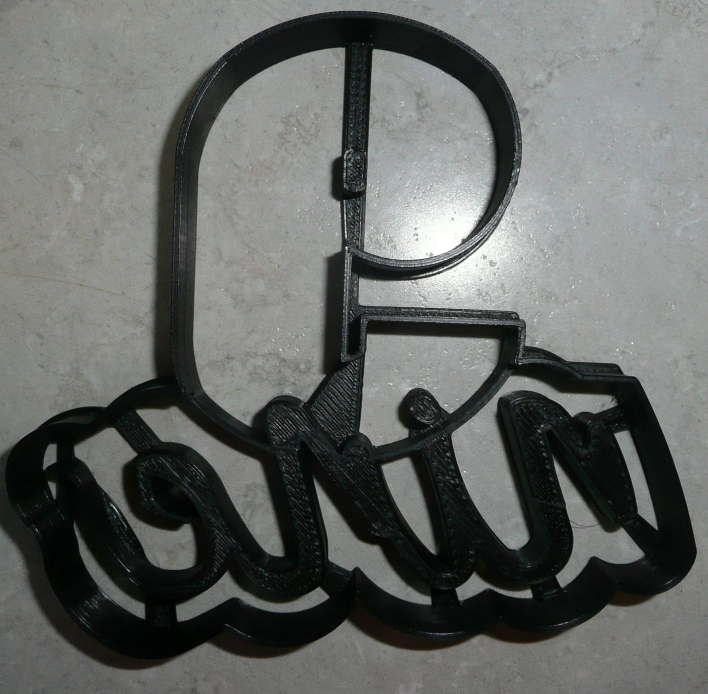 Number Nine 9 With Word Birthday Anniversary Cookie Cutter Made In USA PR2410
