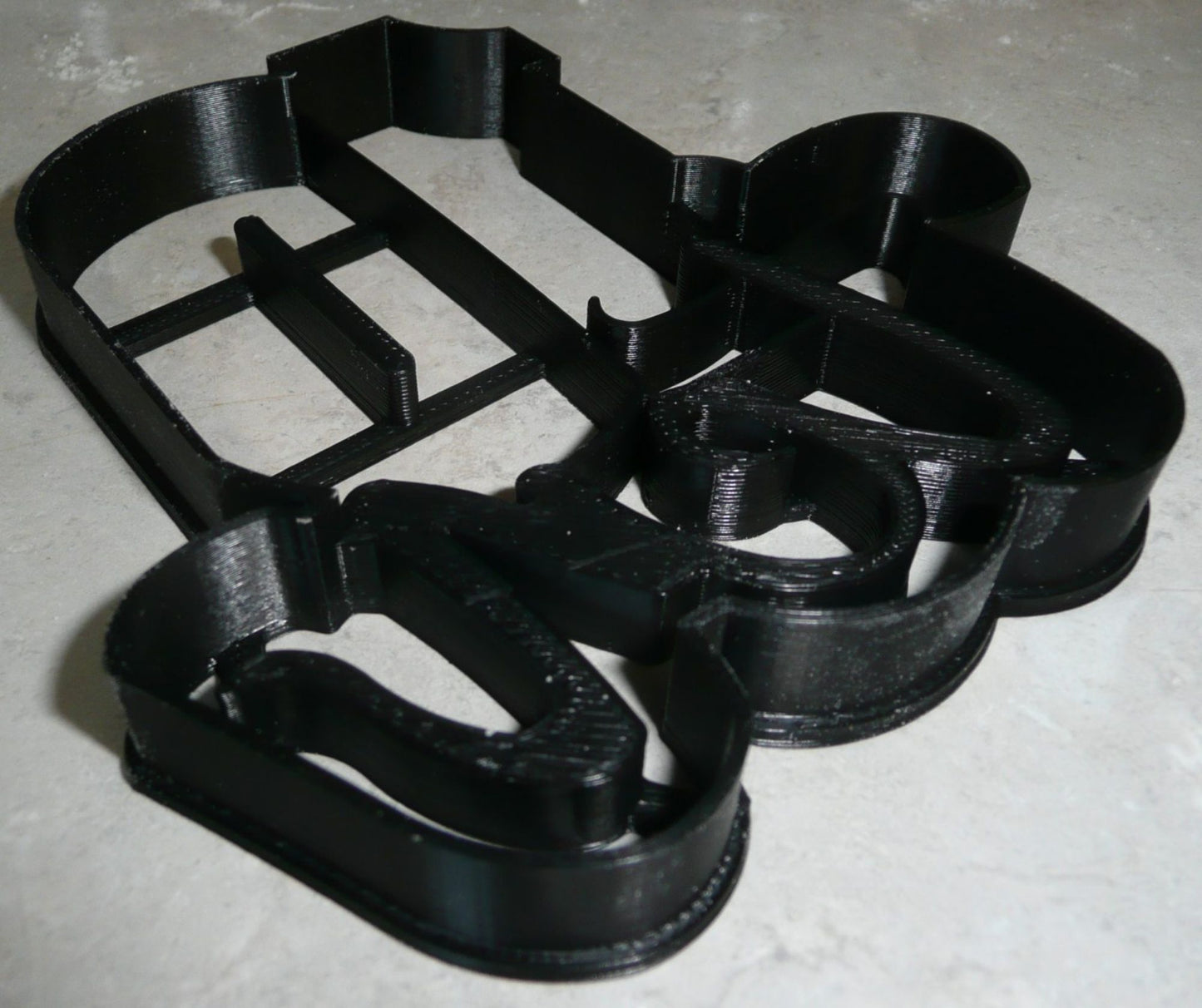 Number Ten 10 With Word Birthday Anniversary Cookie Cutter Made In USA PR2411