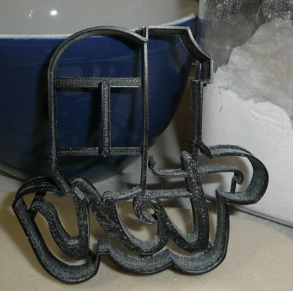 Number Ten 10 With Word Birthday Anniversary Cookie Cutter Made In USA PR2411