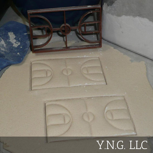Basketball Court Detailed Hoops Team Sport Cookie Cutter Made In USA PR2420