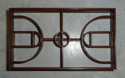 Basketball Court Detailed Hoops Team Sport Cookie Cutter Made In USA PR2420