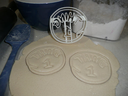 Thing 1 Dr Seuss Cat In The Hat Book Character Cookie Cutter Made In USA PR2426