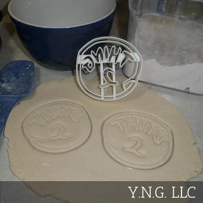 Thing 2 Dr Seuss Cat In The Hat Book Character Cookie Cutter Made In USA PR2427