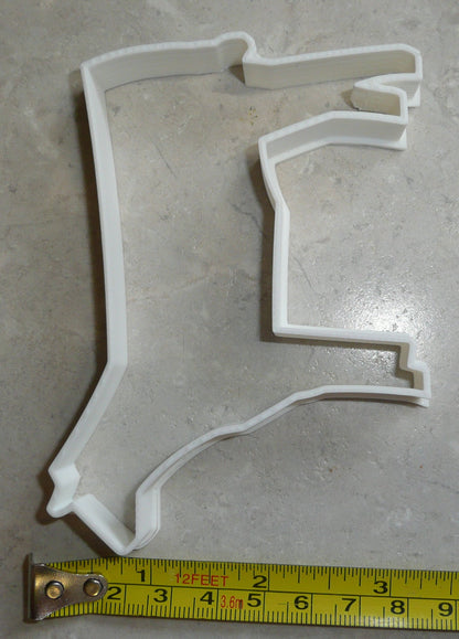 Show Steer Outline Cow Farm Animal Livestock Cookie Cutter Made In USA PR2435