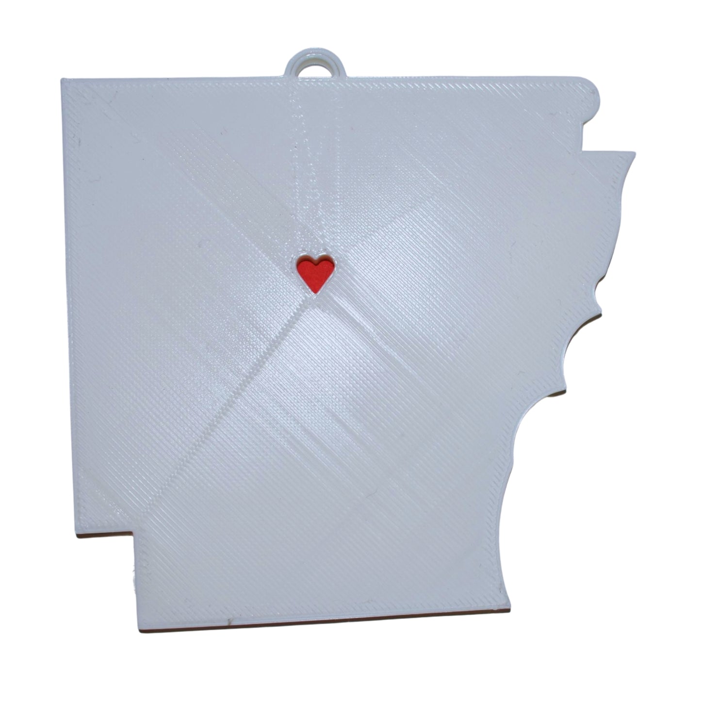 Arkansas State Little Rock Heart Ornament Christmas Decor USA PR244-AR
