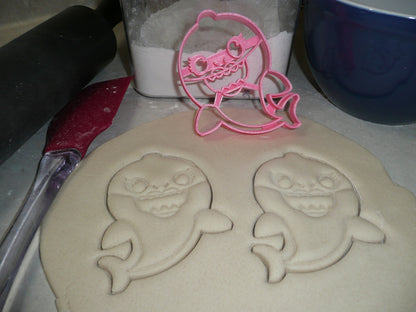 Mommy Shark Baby Cartoon Song Dance Viral Video Cookie Cutter Made In USA PR2450