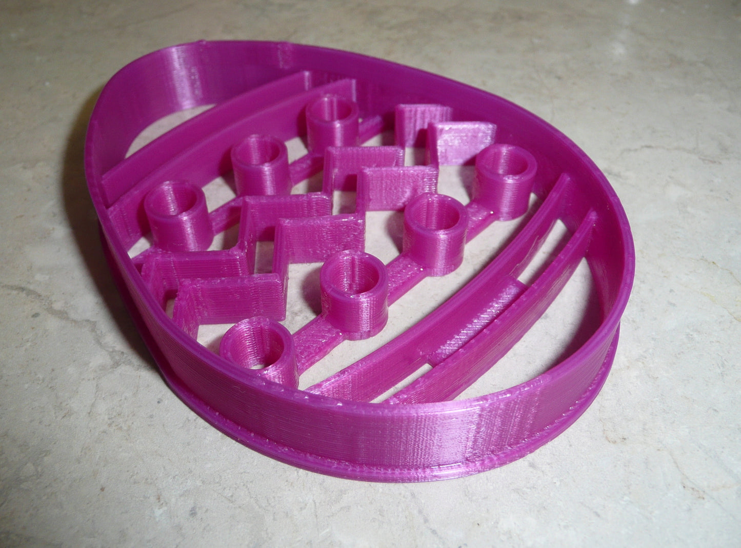Easter Egg Detailed Hunt Color Dye Spring Cookie Cutter Made In USA PR2466
