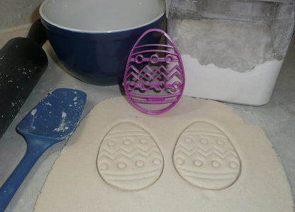 Easter Egg Detailed Hunt Color Dye Spring Cookie Cutter Made In USA PR2466
