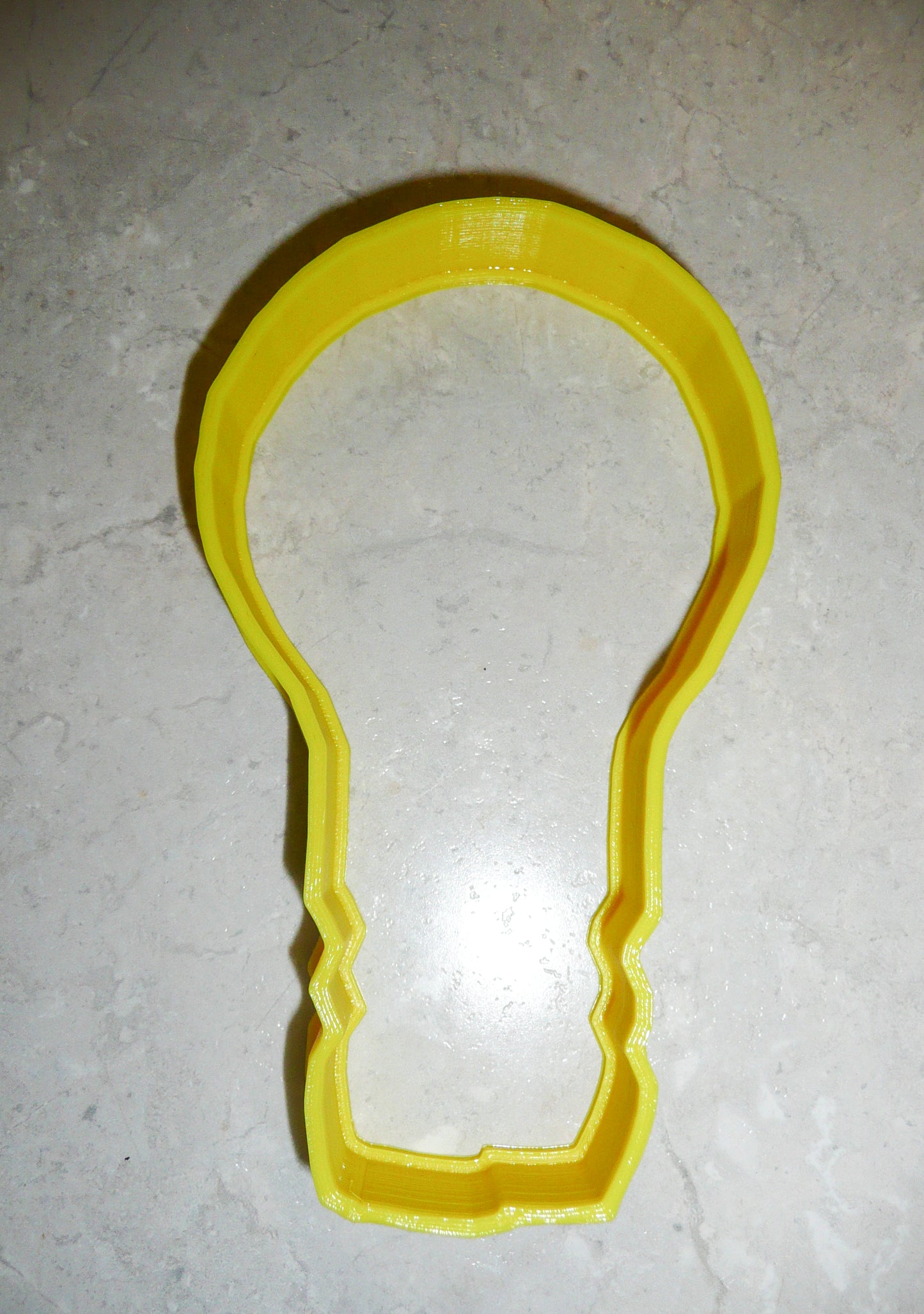 6x Light Bulb Outline Fondant Cutter Cupcake Topper 1.75 IN USA FD247